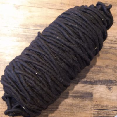 black welsh mountaincorespun yarn